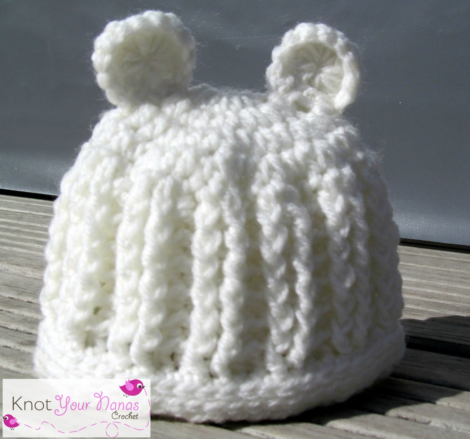 Baby Hat Crochet Pattern Knot Your Nanas Crochet Ba Hat