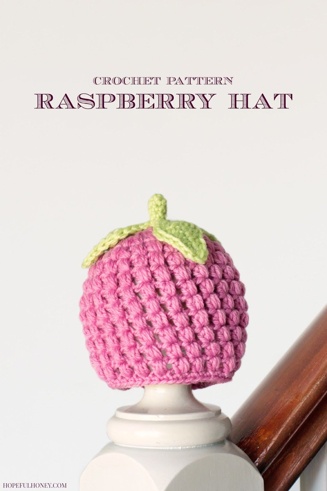 Baby Hat Crochet Pattern Newborn Raspberry Hat Crochet Pattern Crochet Pinterest
