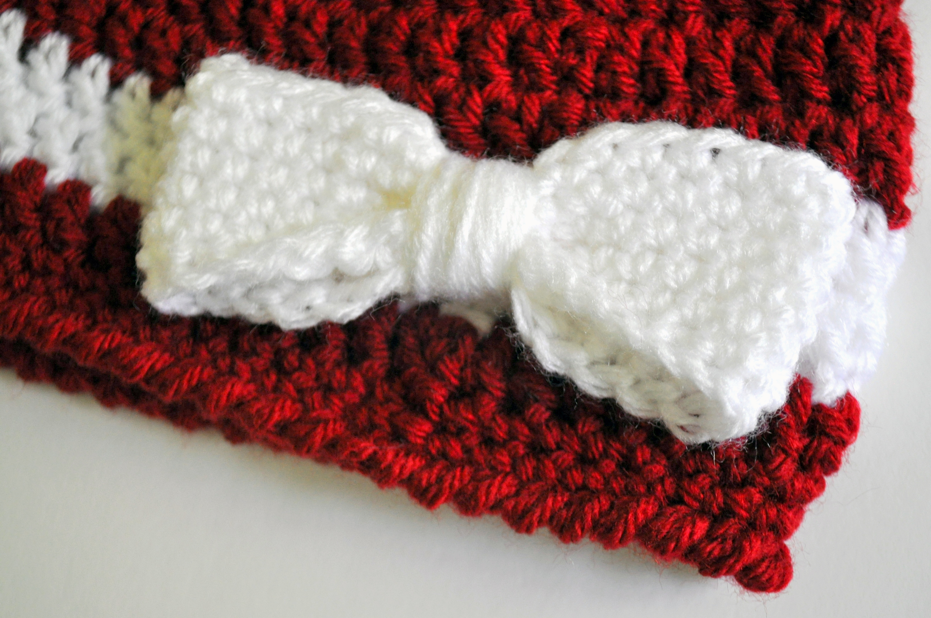 Baby Hats Crochet Patterns Free Pattern Crochet Bow And Ribbon Ba Hat Classy Crochet