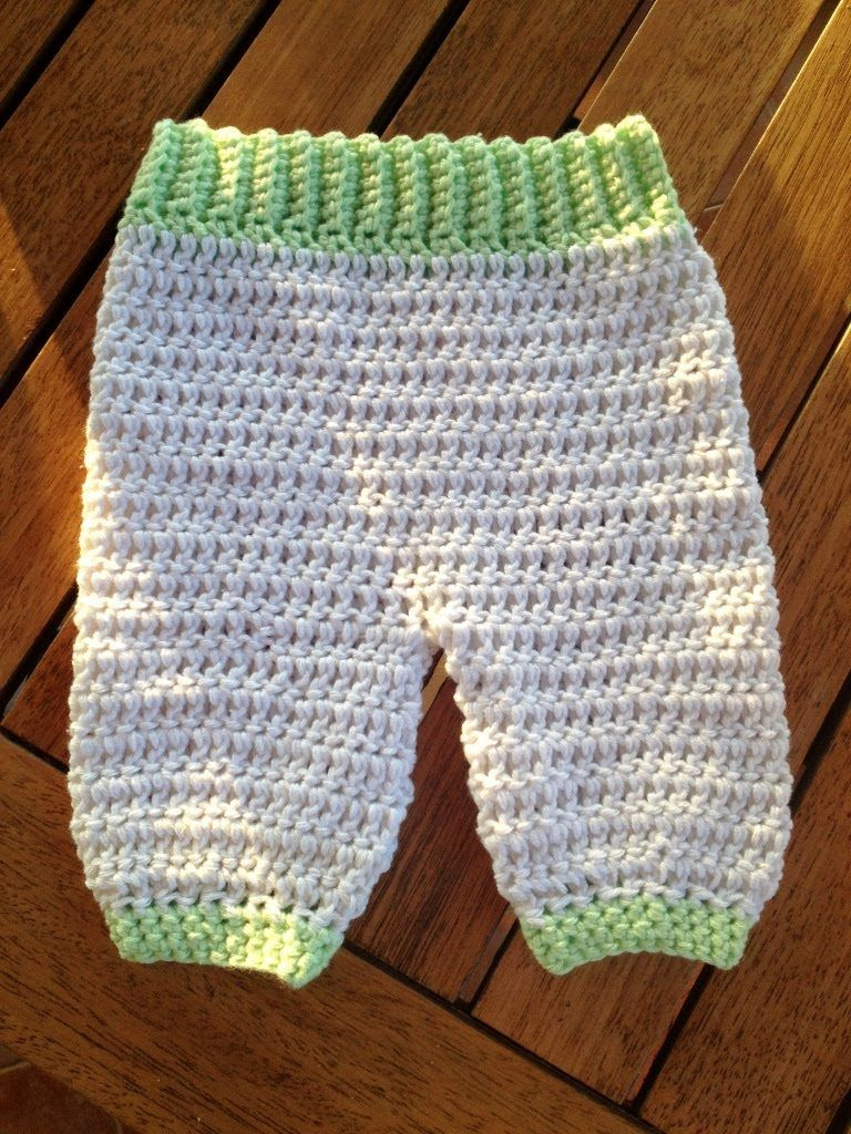 Baby Pants Crochet Pattern Ba Capri Pants Ba Shorts Tutorial For Trousers With