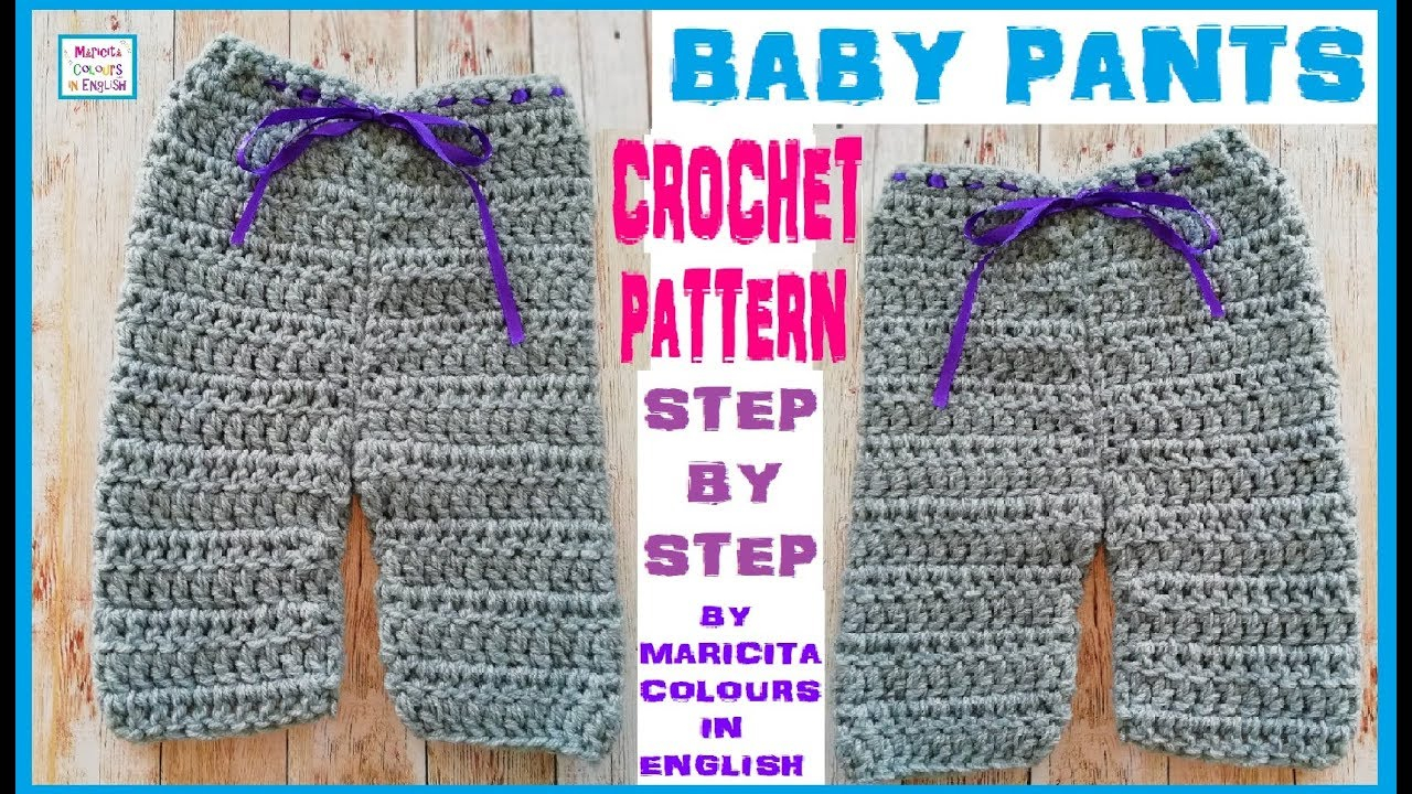 Baby Pants Crochet Pattern Ba Pants Maricita All The Sizes Crochet Pattern Free Maricita