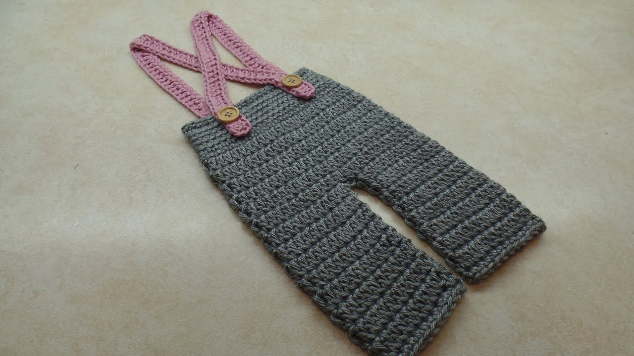 Baby Pants Crochet Pattern Crochet How To Crochet Ba Pants Crochet Newborn Suspenders