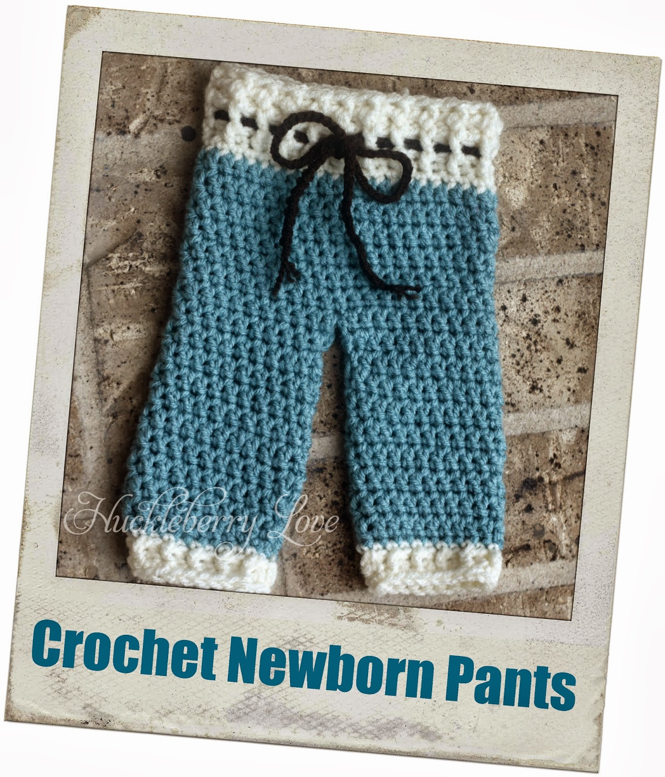 Baby Pants Crochet Pattern Huckleberry Love Crochet Newborn Pants