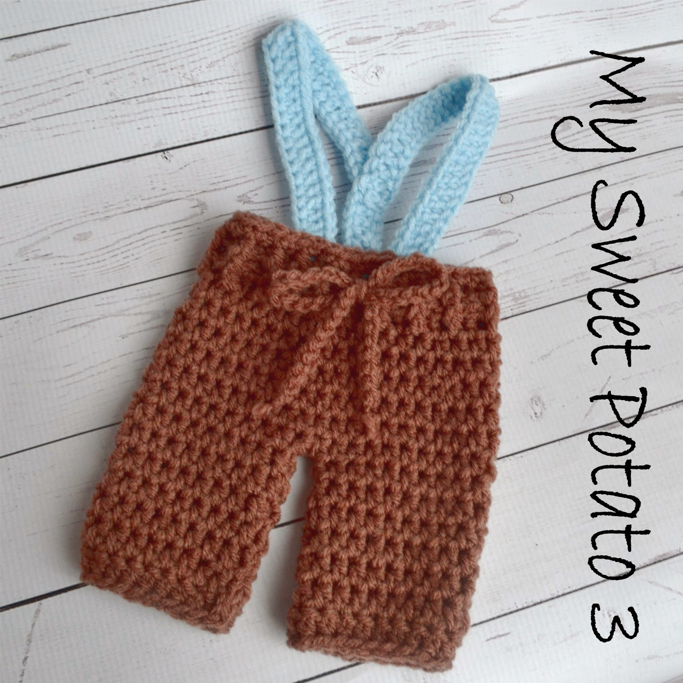 Baby Pants Crochet Pattern Pants Shorts And Suspender Pattern Release Sweet Potato 3