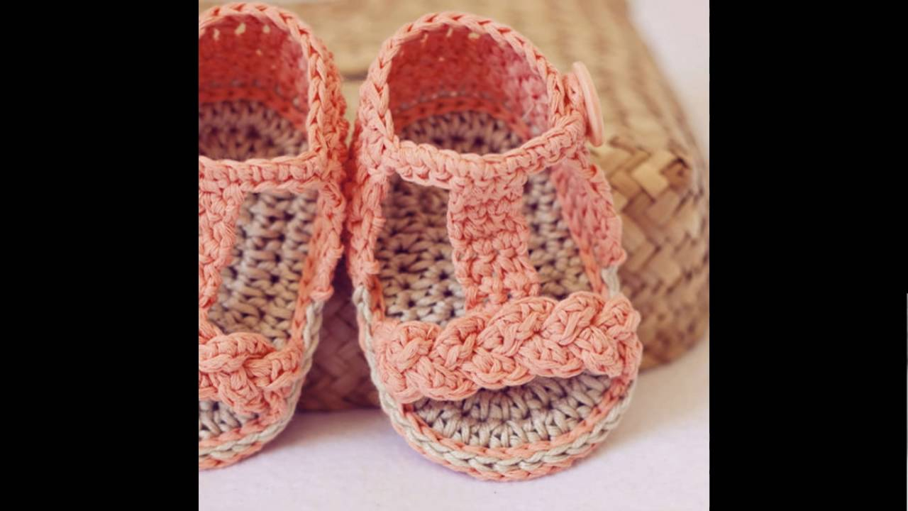 Baby Sandals Crochet Pattern Crochet Ba Sandals Patterns Youtube