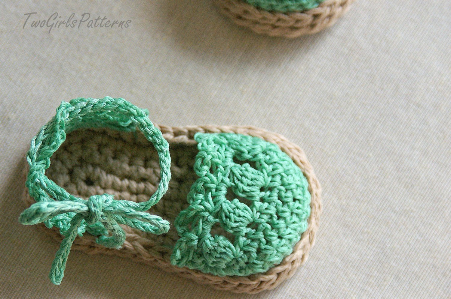 Baby Sandals Crochet Pattern Crochet Pattern 119 Ba Girl Espadrille Sandals Etsy
