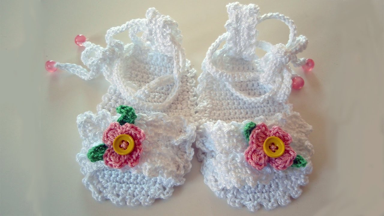 Baby Sandals Crochet Pattern Free Ba Flip Flop Crochet Pattern Sandalias De Crochet De Beb