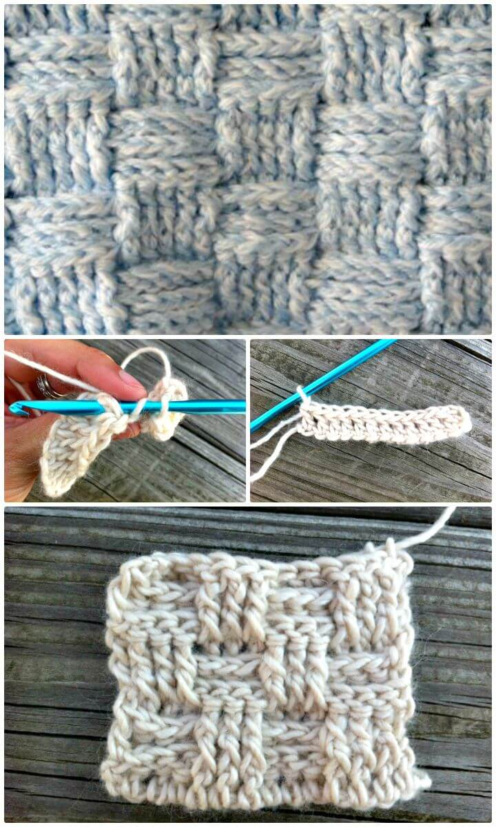 Basket Weave Crochet Pattern 25 Free Crochet Basket Weave Stitch Patterns Diy Crafts