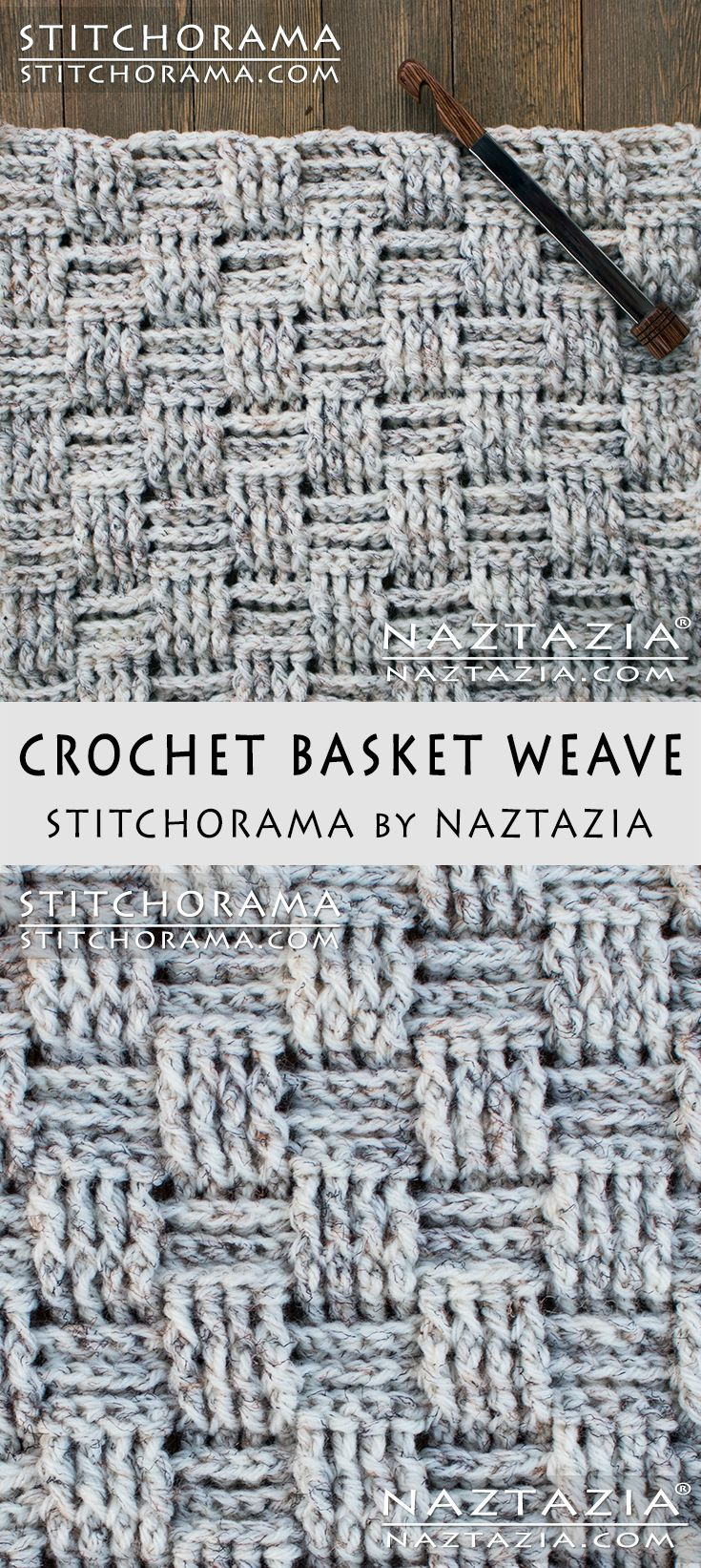 Basket Weave Crochet Pattern Crochet Basket Weave Stitchorama Naztazia Free Pattern Diy