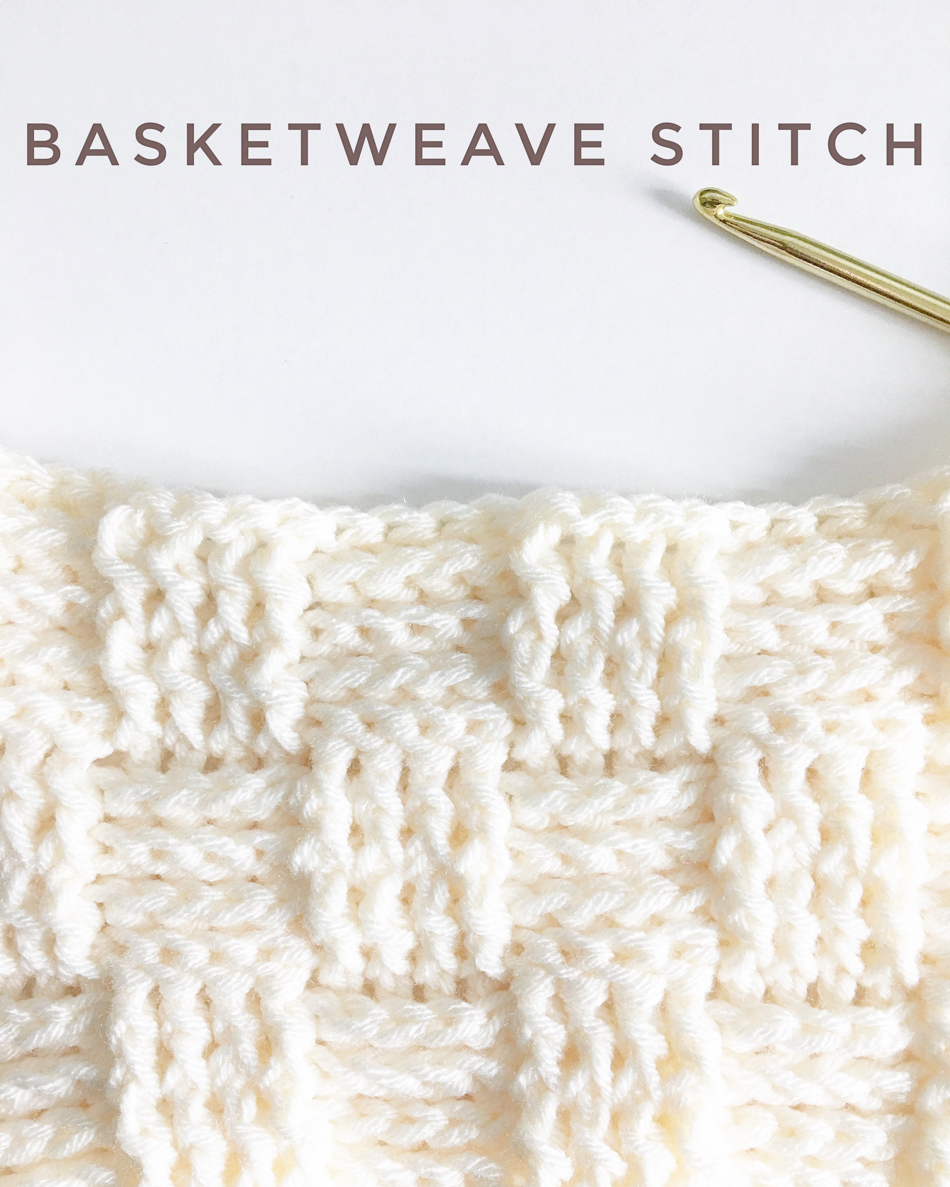 Basket Weave Crochet Pattern Crochet Basketweave Stitch Daisy Farm Crafts