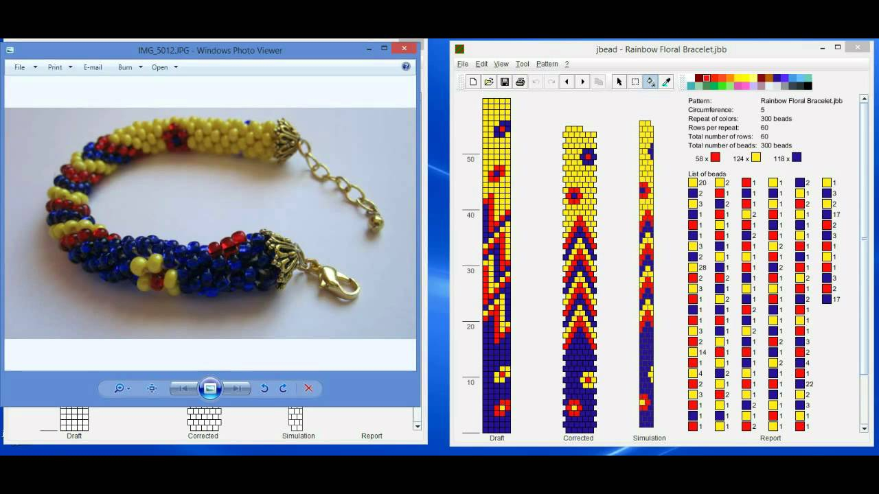 Bead Crochet Patterns Design Tubular Bead Crochet Jewelry Patterns With Jbead Software