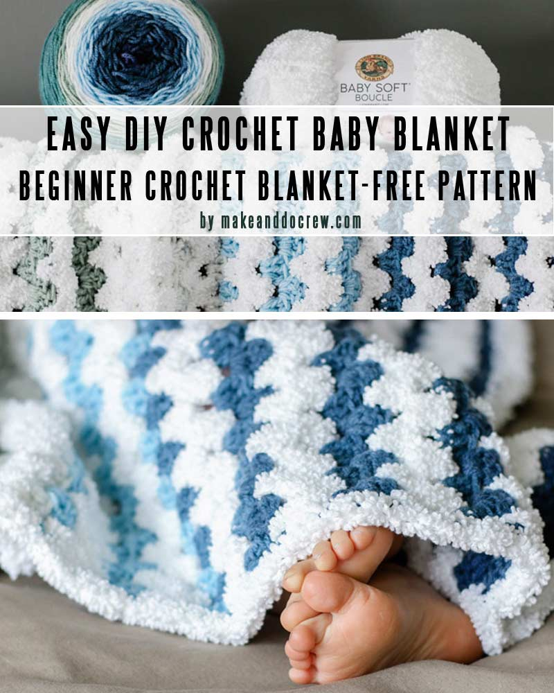 Beginner Crochet Blanket Patterns Easy Diy Ba Blankets You Can Crochet In A Weekend Craft Mart