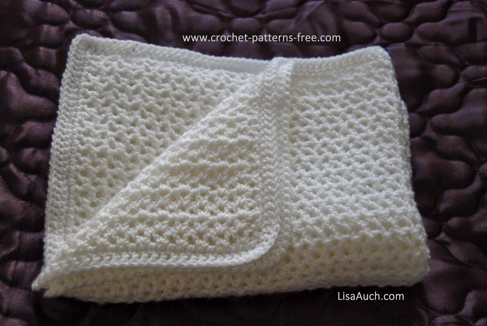 Beginner Crochet Blanket Patterns How To Crochet An Easy Ba Blanket Ideal For Beginners Free