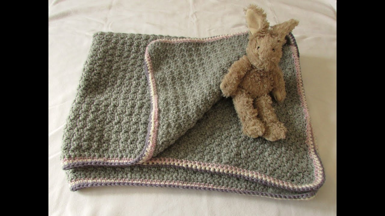Beginner Crochet Blanket Patterns Very Easy Crochet Ba Blanket For Beginners Quick Afghan Throw