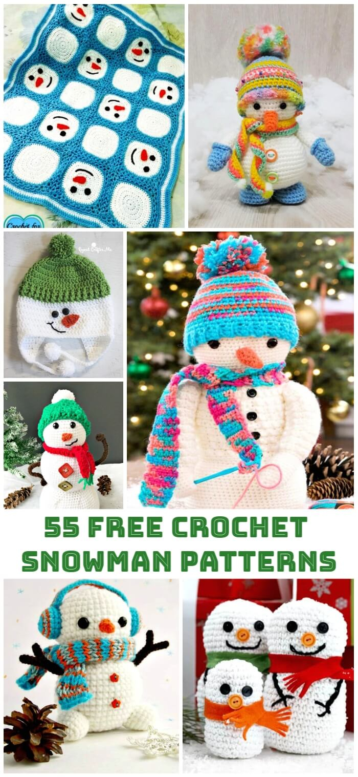 Beginner Crochet Patterns Free 55 Easy Crochet Snowman Patterns Free Diy Crafts