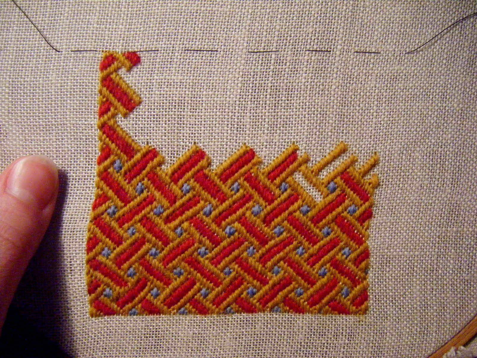 Brick Stitch Crochet Pattern A Most Peculiar Mademoiselle Primary Coloured Brick Stitch