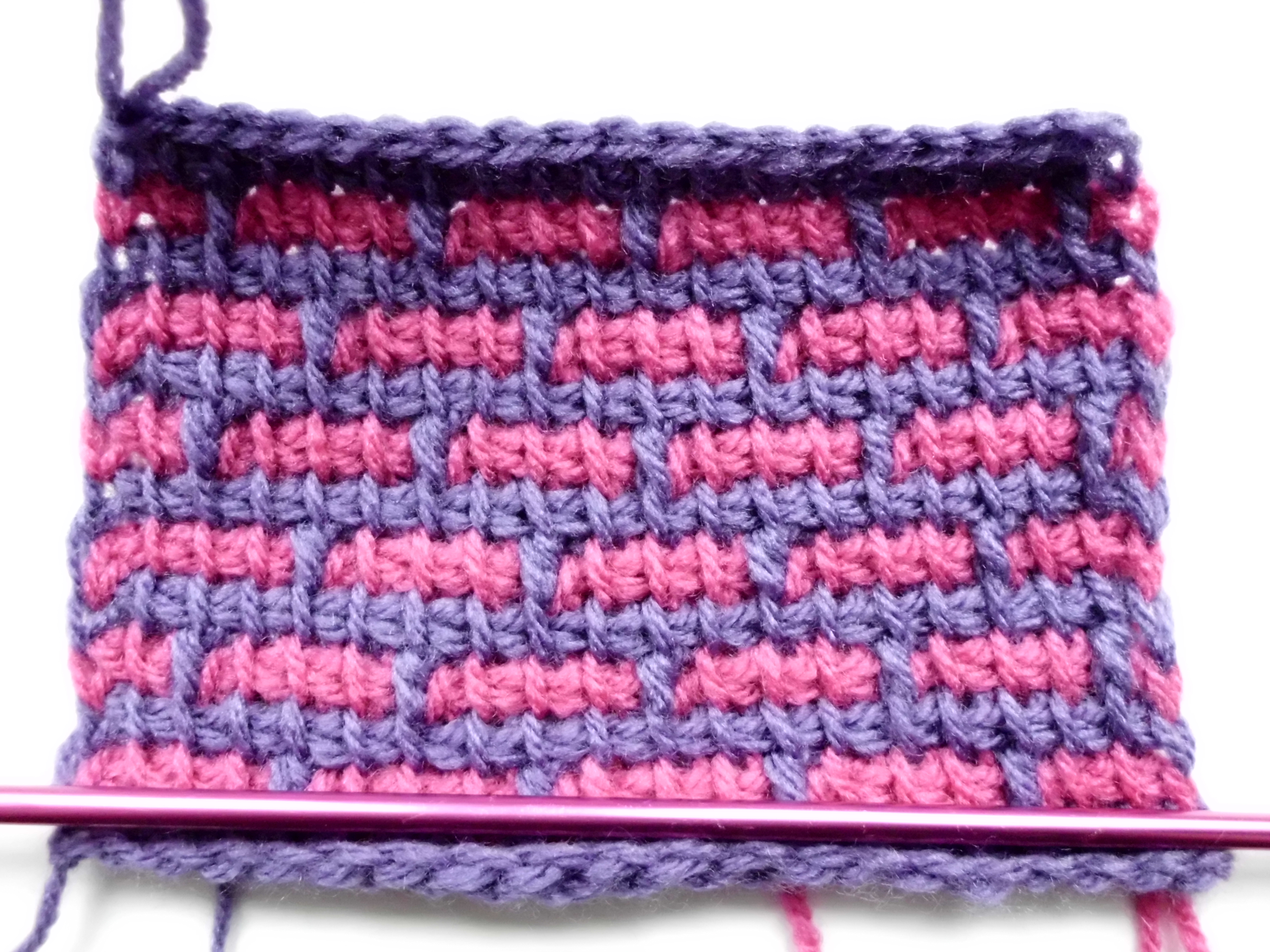 Brick Stitch Crochet Pattern How To Bricks In Tunisian Simple Stitch Nodaywithoutyarn