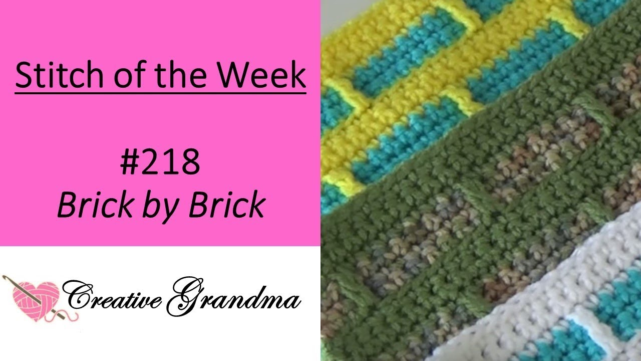 Brick Stitch Crochet Pattern Special Request Stitch Of The Week Brick Brick Stitch 218 Free