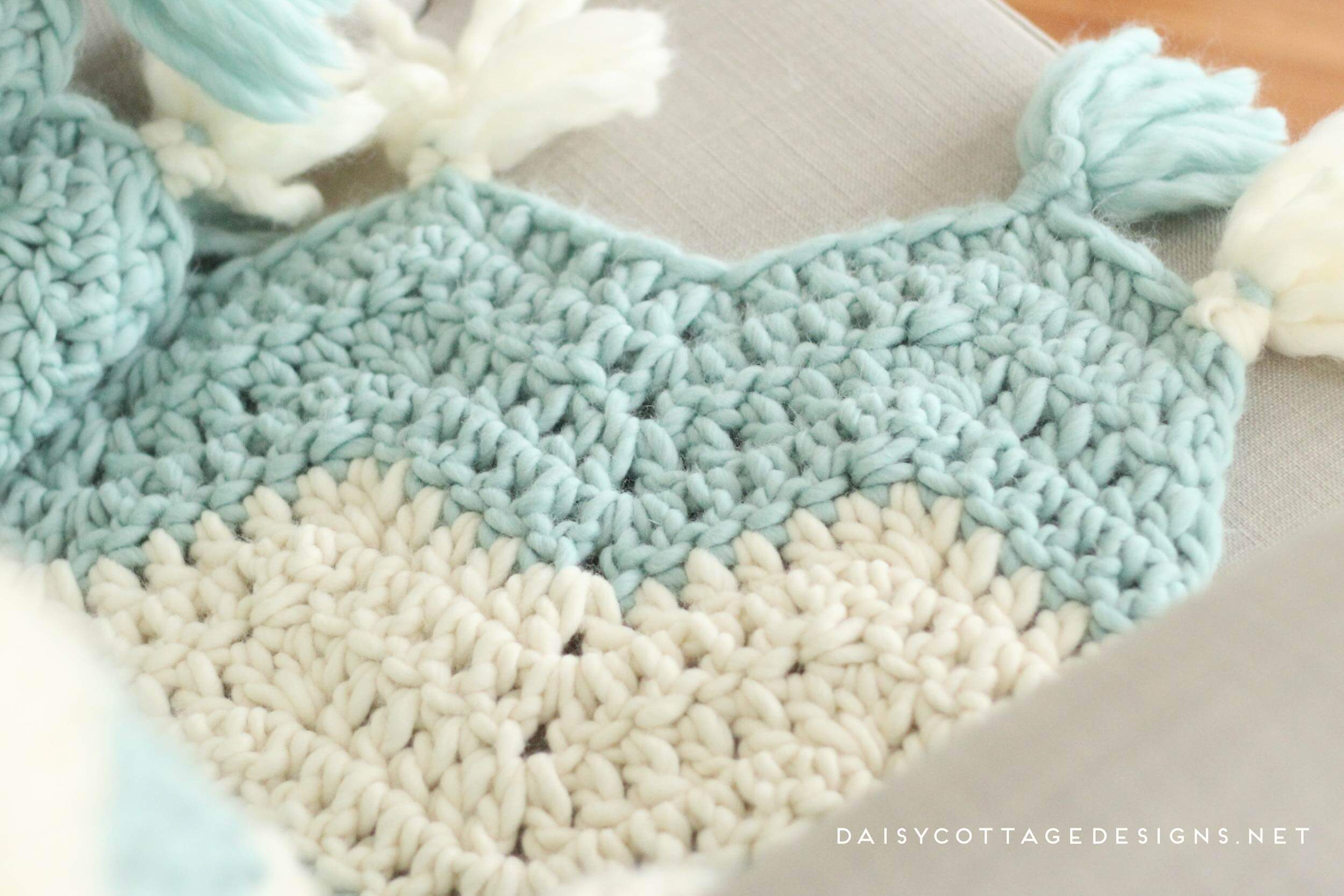 Bulky Crochet Blanket Pattern Chunky Chevron Crochet Blanket Daisy Cottage Designs