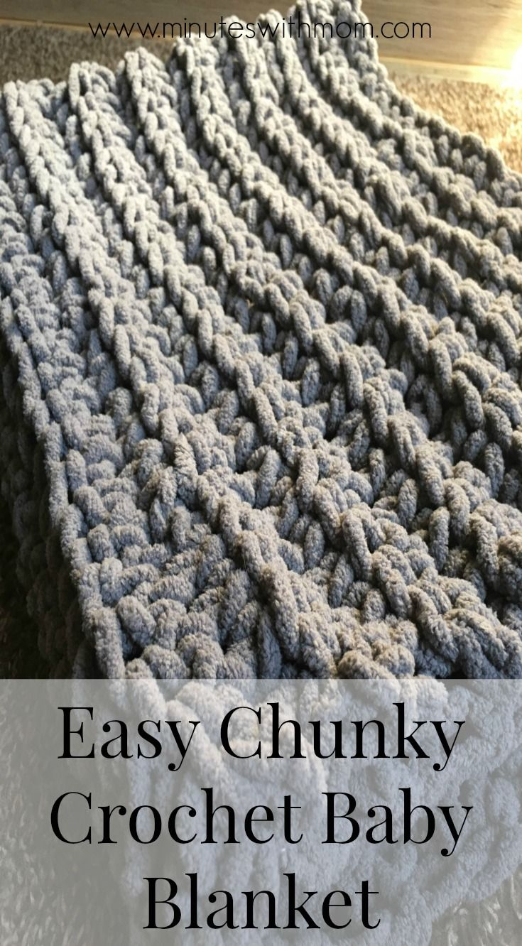 Bulky Crochet Blanket Pattern Chunky Crochet Ba Blanket With Free Pattern Stuff Ba
