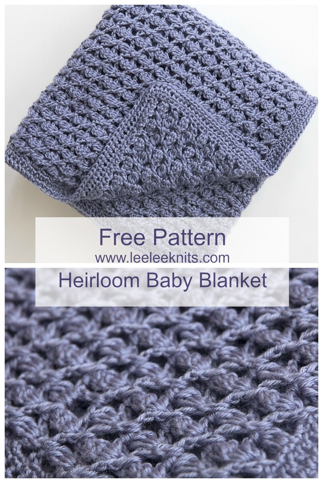 Bulky Crochet Blanket Pattern Free Heirloom Ba Blanket Crochet Pattern Crochet Pinterest