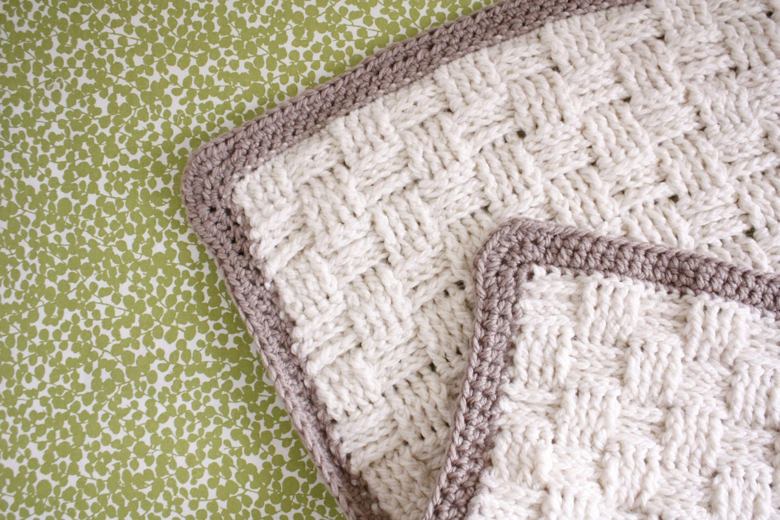 Bulky Crochet Blanket Pattern Nesting Basket Weave Crochet Ba Blanket