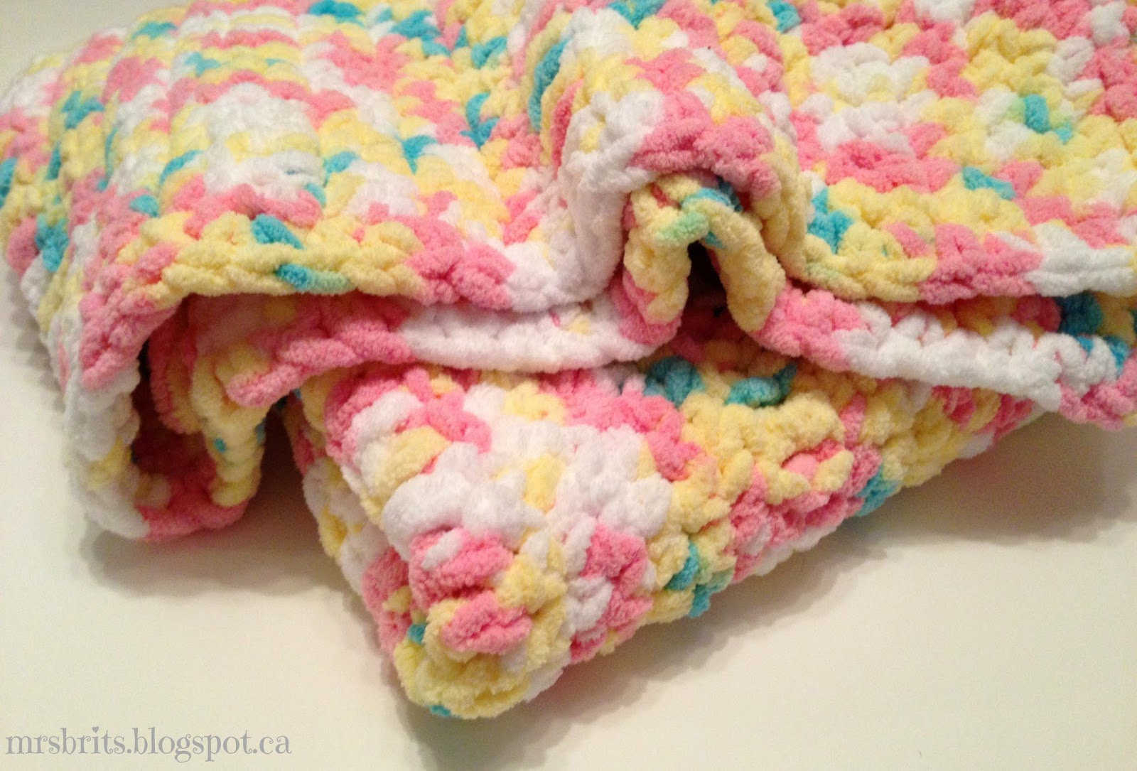 Bulky Yarn Crochet Patterns Free Mrsbrits Sweet And Chunky Ba Afghan Crochet Pattern