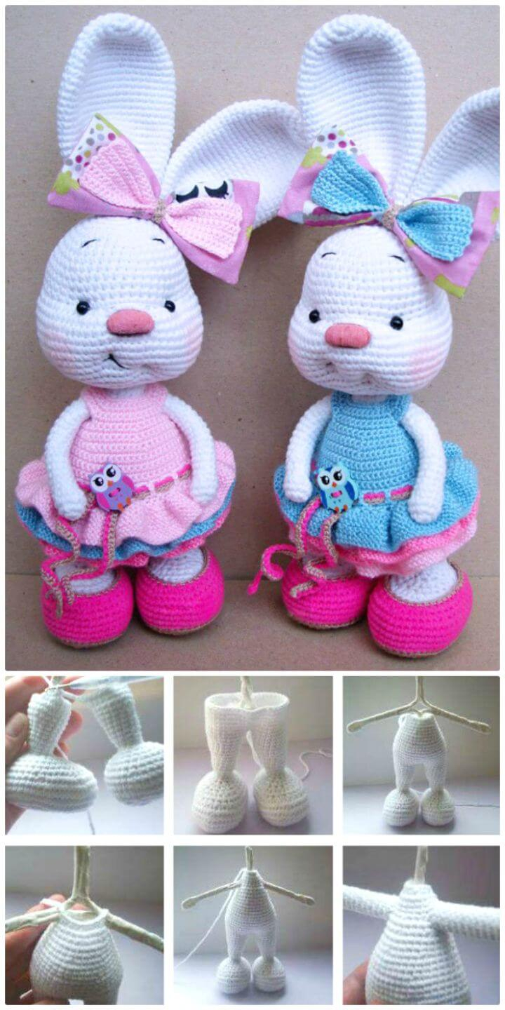 Bunny Crochet Pattern 63 Free Crochet Bunny Amigurumi Patterns Diy Crafts