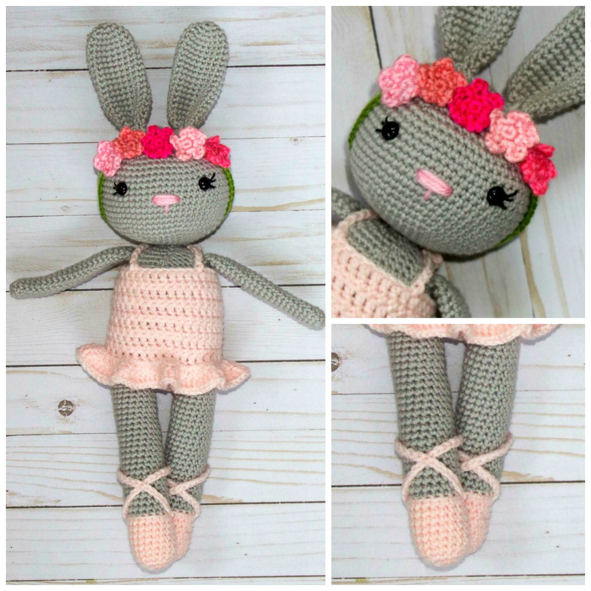 Bunny Crochet Pattern Ballerina Bunny Crochet Pattern Thefriendlyredfox