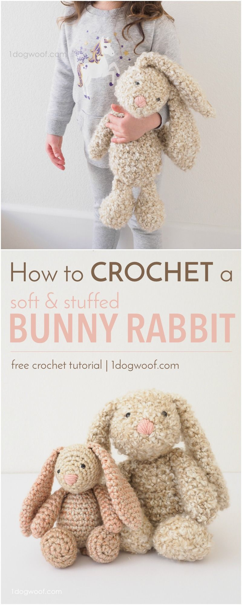 Bunny Crochet Pattern Classic Stuffed Bunny Crochet Pattern For Easter Crochet