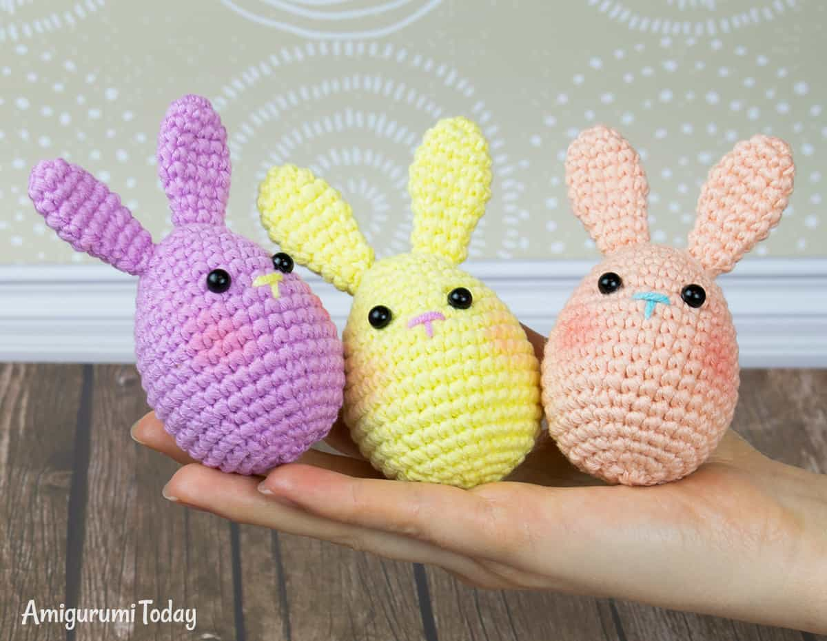 Bunny Crochet Pattern Easter Bunny Egg Crochet Pattern Amigurumi Today