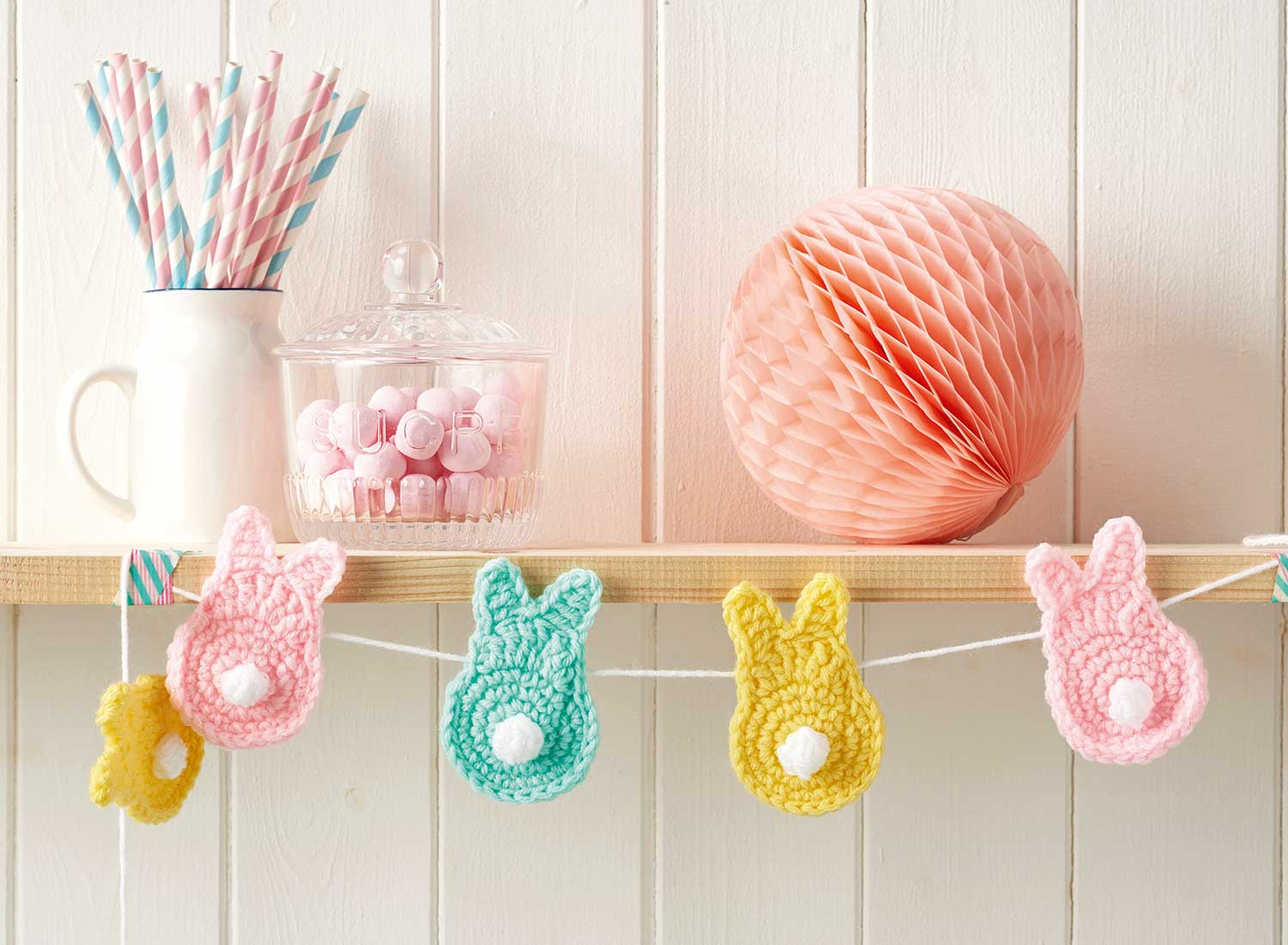 Bunny Crochet Pattern Easter Crafts Crochet Bunny Bunting Mollie Makes