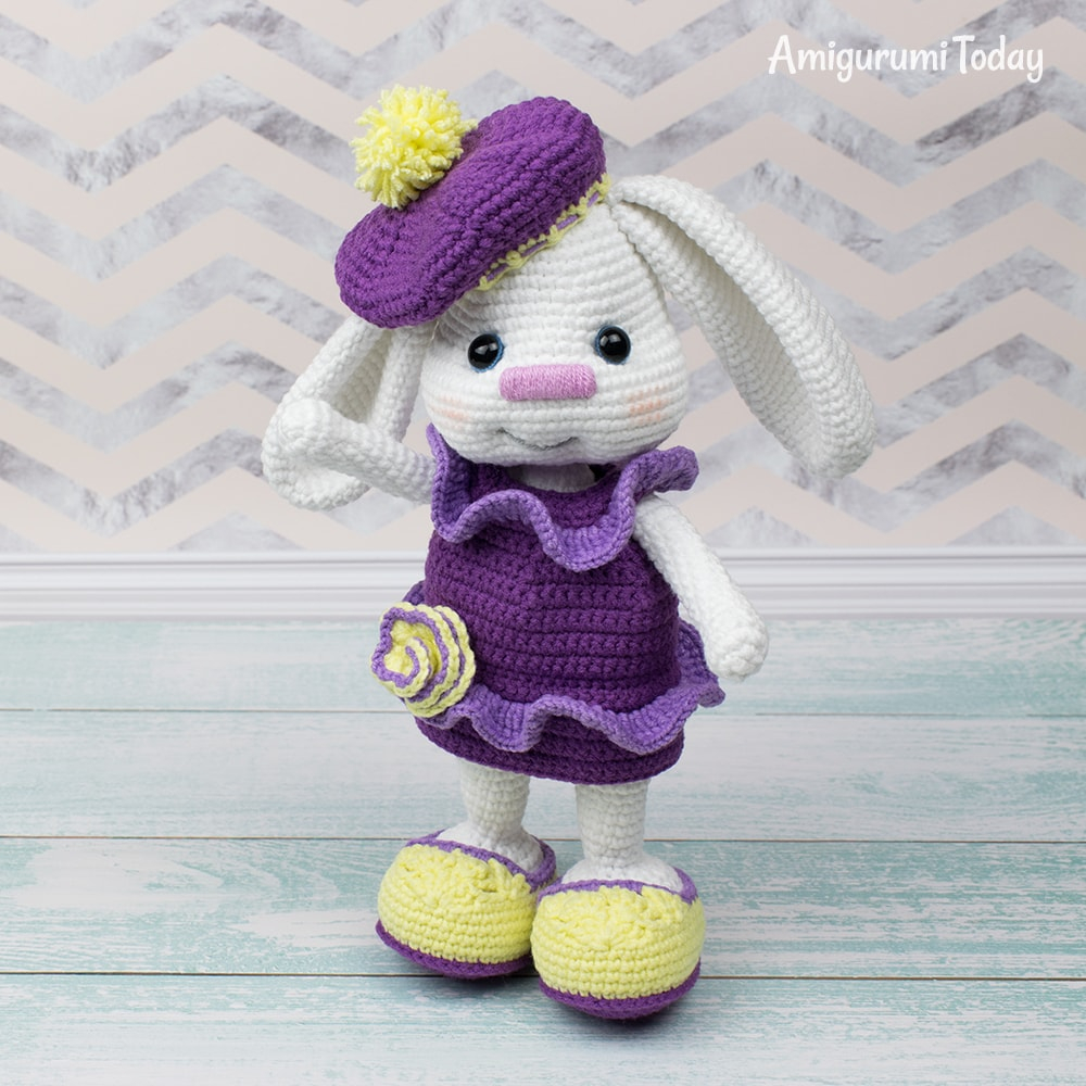 Bunny Crochet Pattern Pretty Bunny With Floppy Ears Crochet Pattern Amigurumi Today
