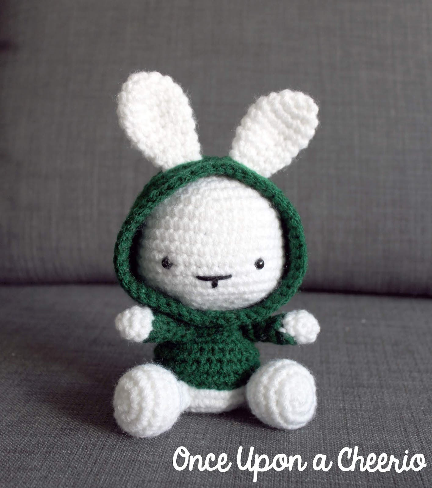 Bunny Crochet Pattern Some Bunny In The Hood Crochet Pattern Once Upon A Cheerio