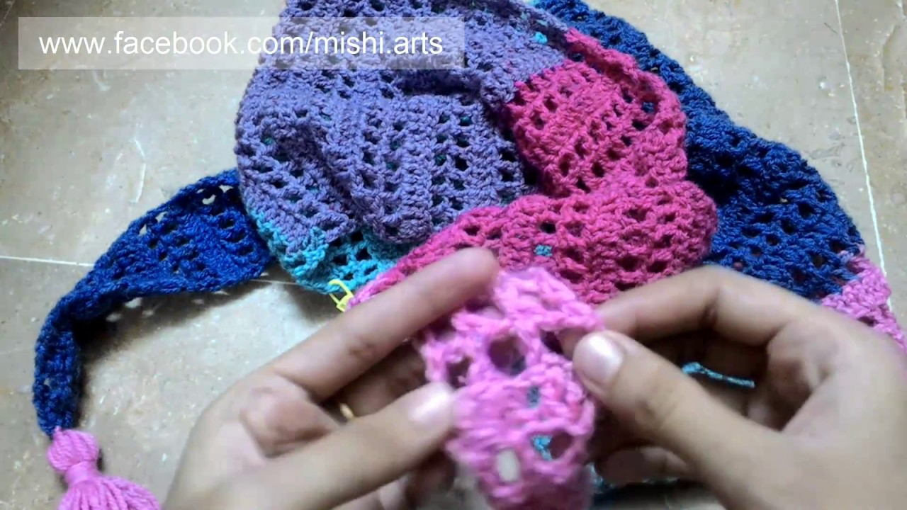 Caron Crochet Patterns Crochet Scarf Tutorial With Caron Cake Yarn Youtube