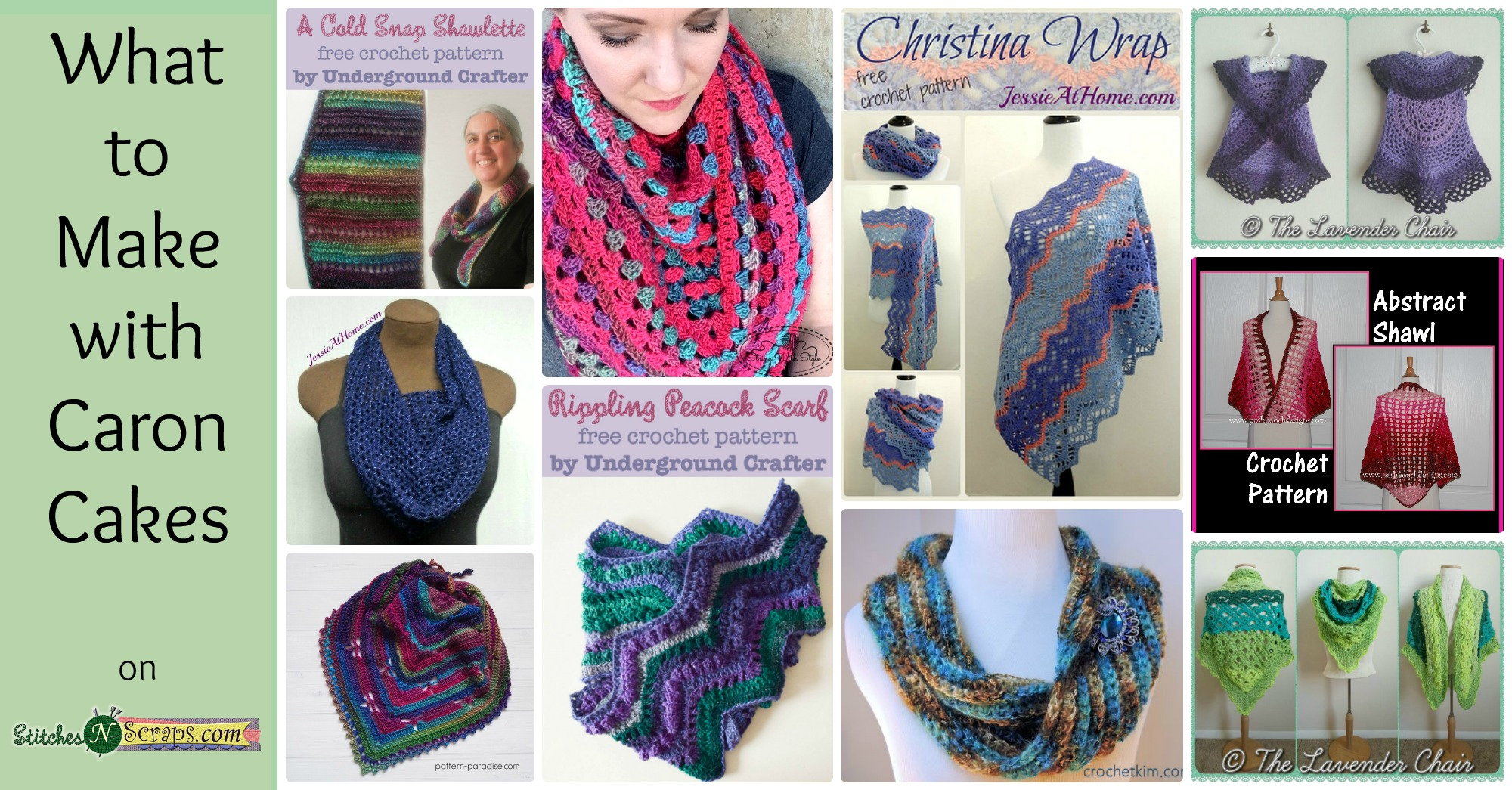 Caron Crochet Patterns Round Up What To Make With Caron Cakes Stitches N Scraps