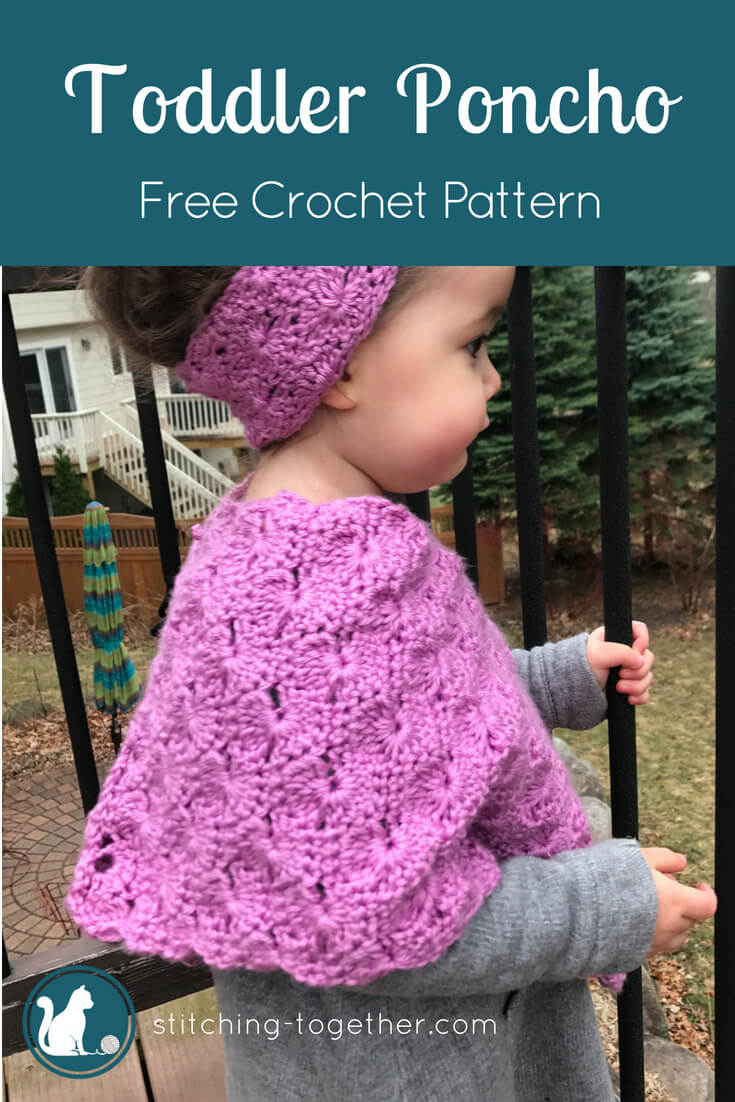 Caron Simply Soft Crochet Patterns Starburst Crochet Toddler Poncho Free Crochet Pattern Stitching