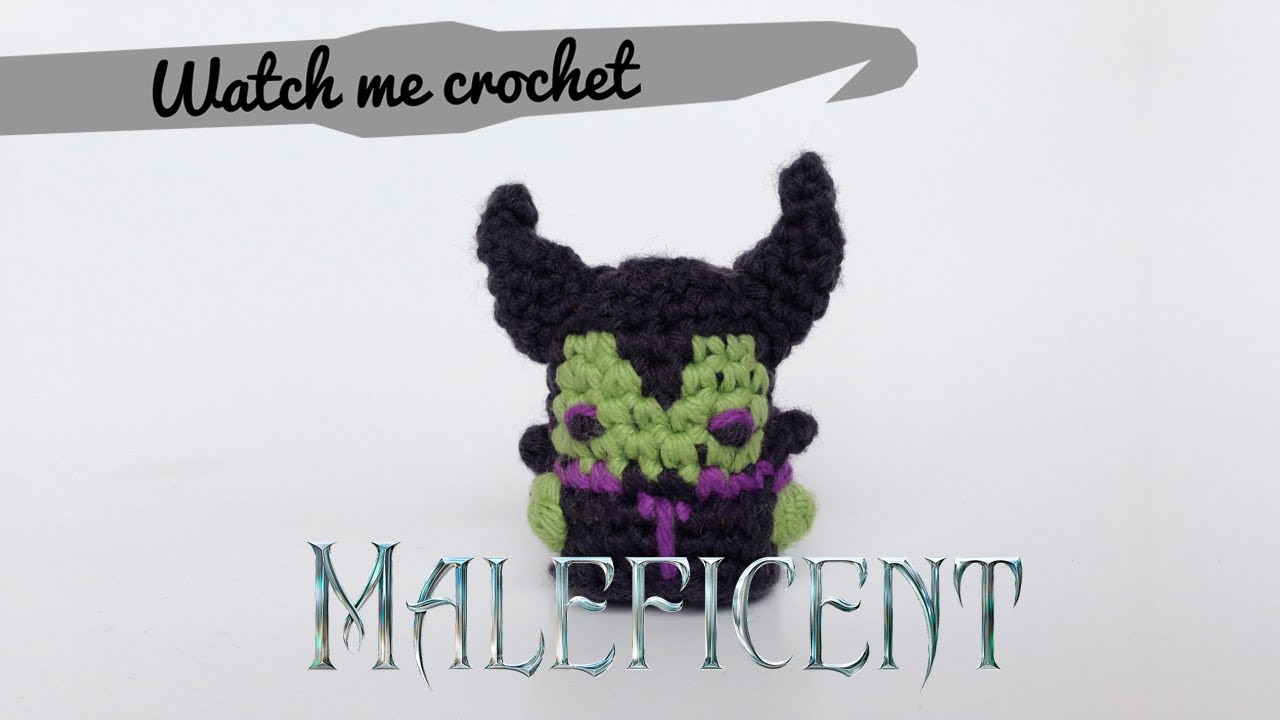 Catbug Crochet Pattern Free Maleficent Watch Me Crochet Youtube