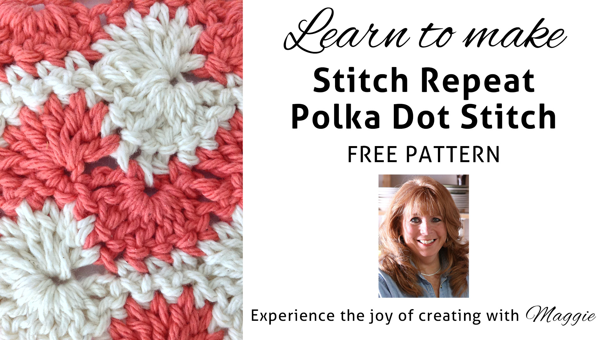 Catherine Wheel Crochet Blanket Pattern Stitch Repeat Polka Dots Free Crochet Pattern