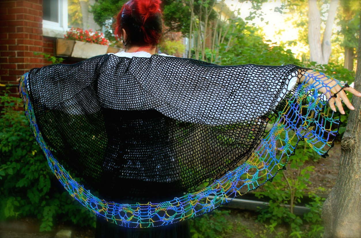 Chainmail Crochet Pattern Chainmail Stitch Noir Dark Twisted Fibre Arts