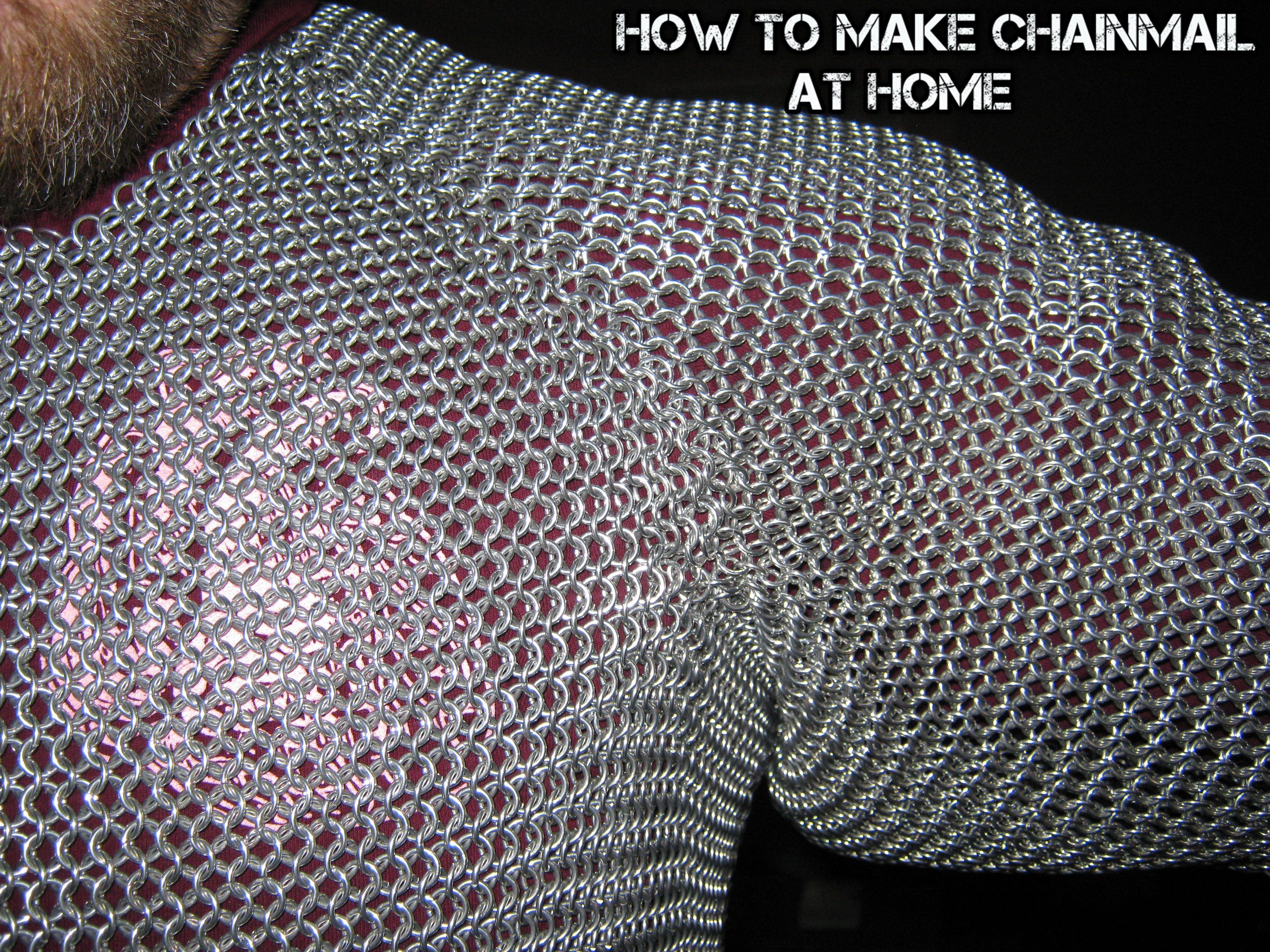 Chainmail Crochet Pattern How To Make Chainmail At Home Survival And Homesteading Chain