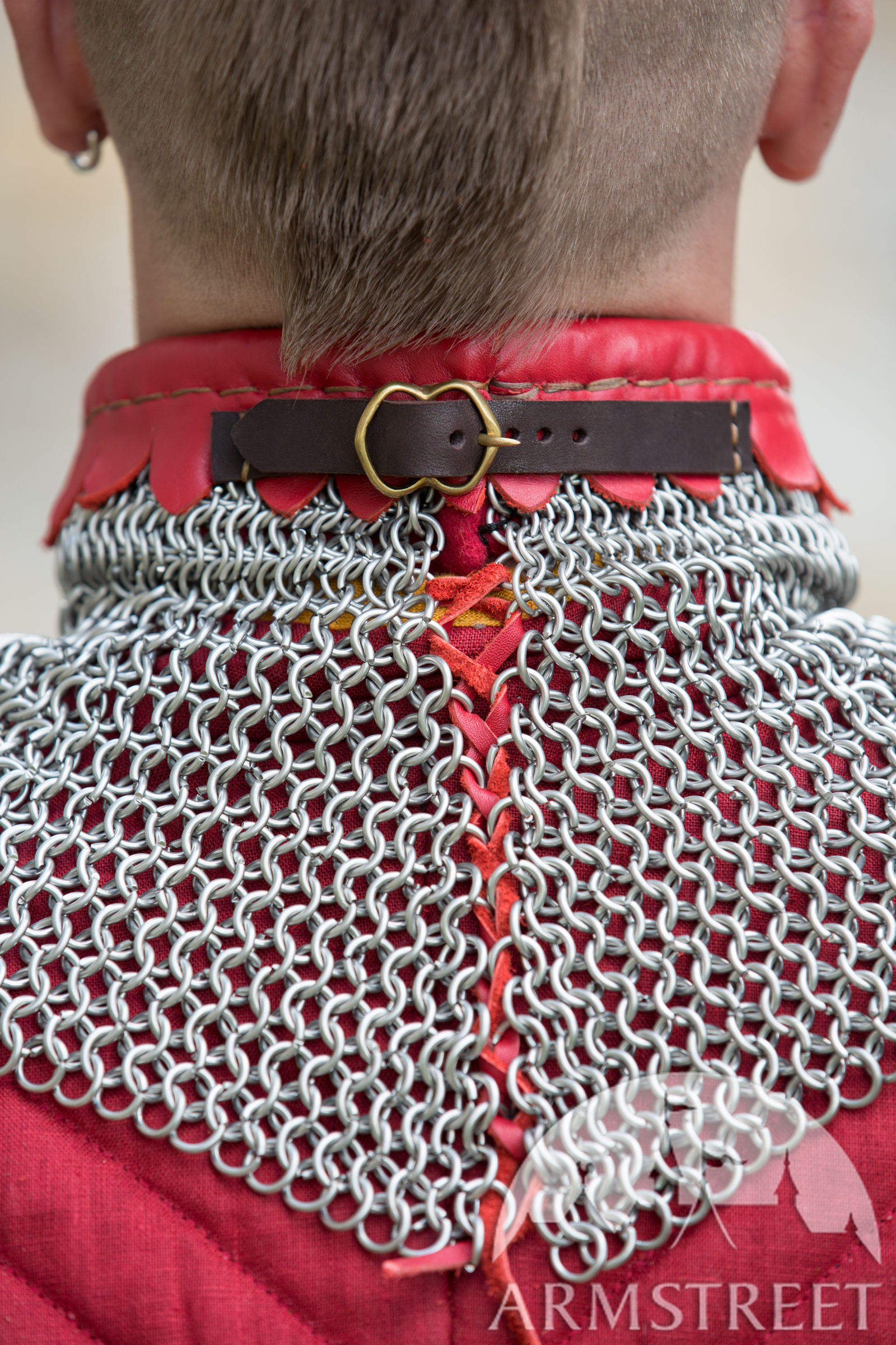 Chainmail Crochet Pattern Knightly Stainless Steel Chainmail Gorget For Sale Available In