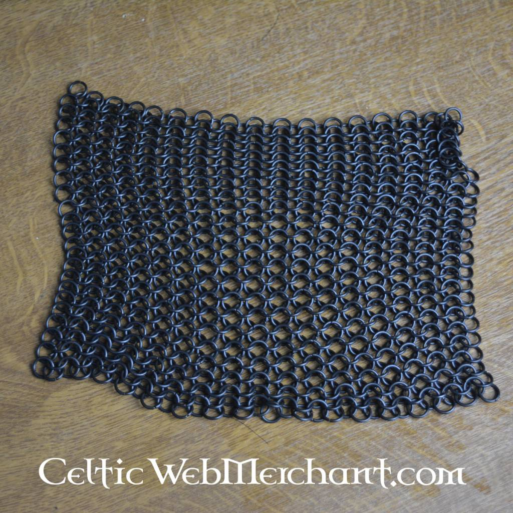Chainmail Crochet Pattern Square Piece Of Chain Mail Bronzed 8 Mm Celticwebmerchant