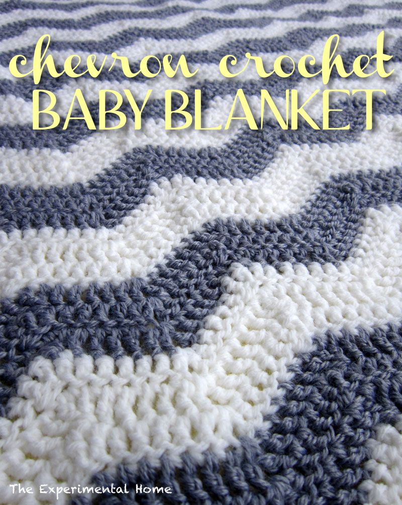 Chevron Crochet Baby Blanket Pattern Chevron Crochet Ba Blanket Afghans Blankets Pinterest Ba
