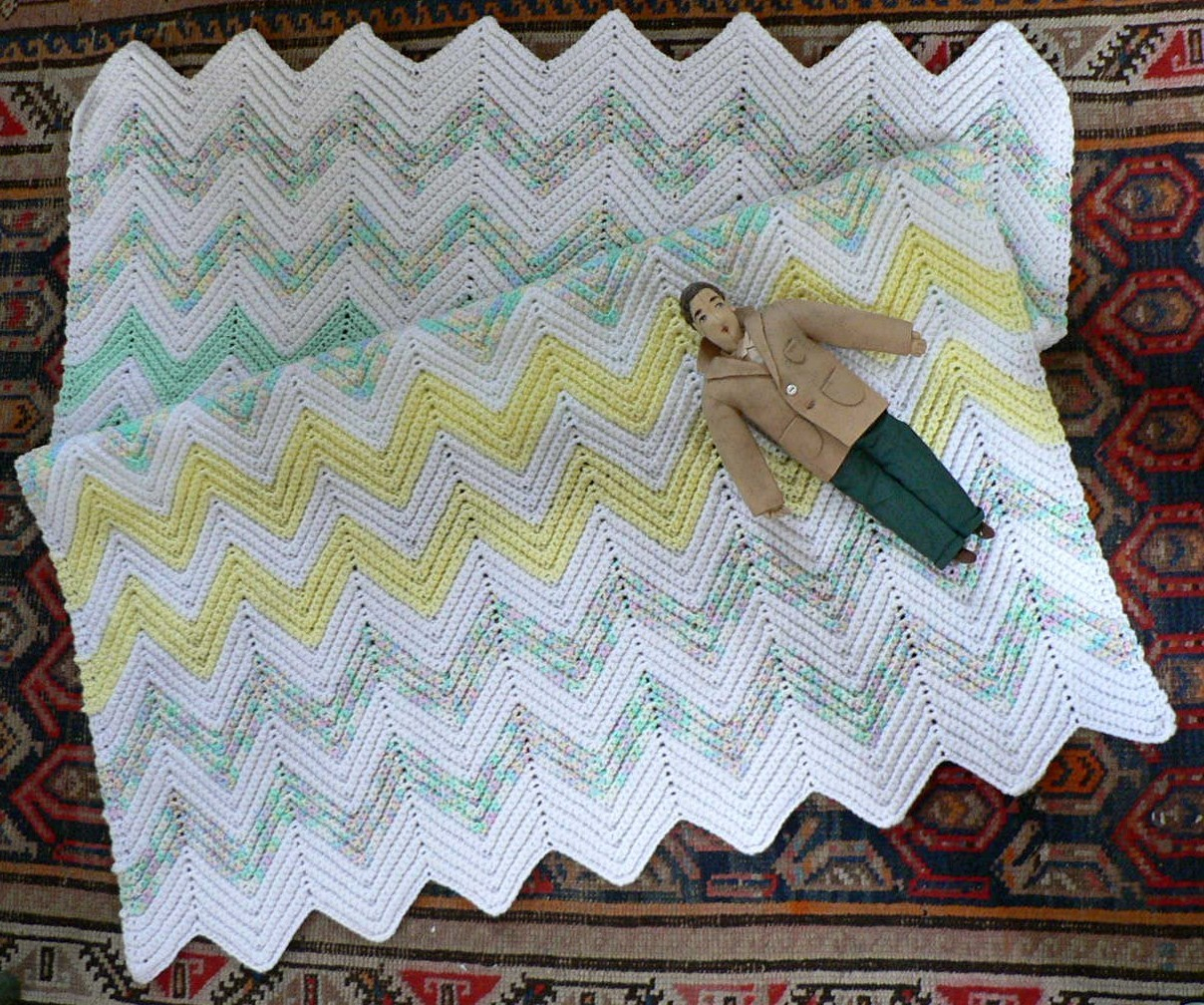 Chevron Crochet Baby Blanket Pattern Miracles Happen Miracleshappen