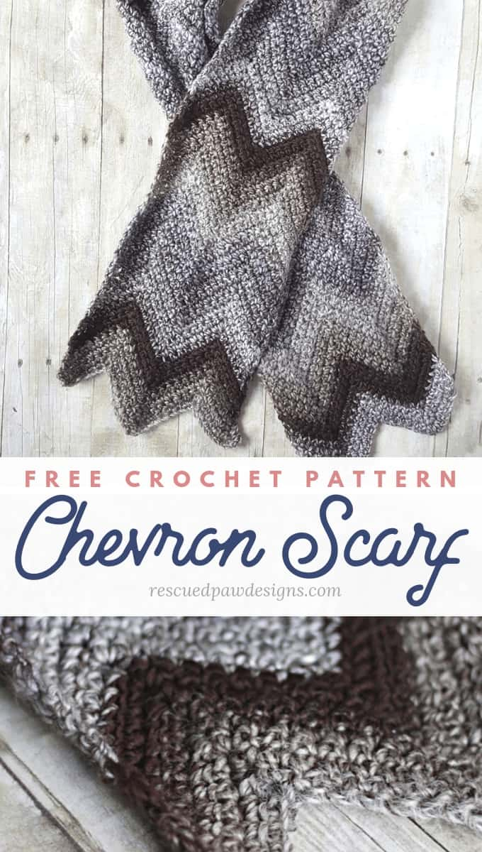 Chevron Crochet Pattern Scarf Chevron Scarf Crochet Pattern Rescued Paw Designs Crochet