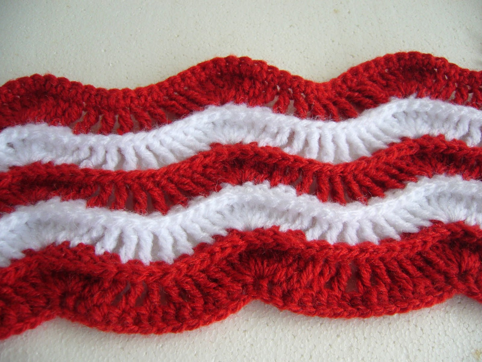 Chevron Crochet Pattern Scarf Crochetkari Crochet Serenity Ripple Scarf