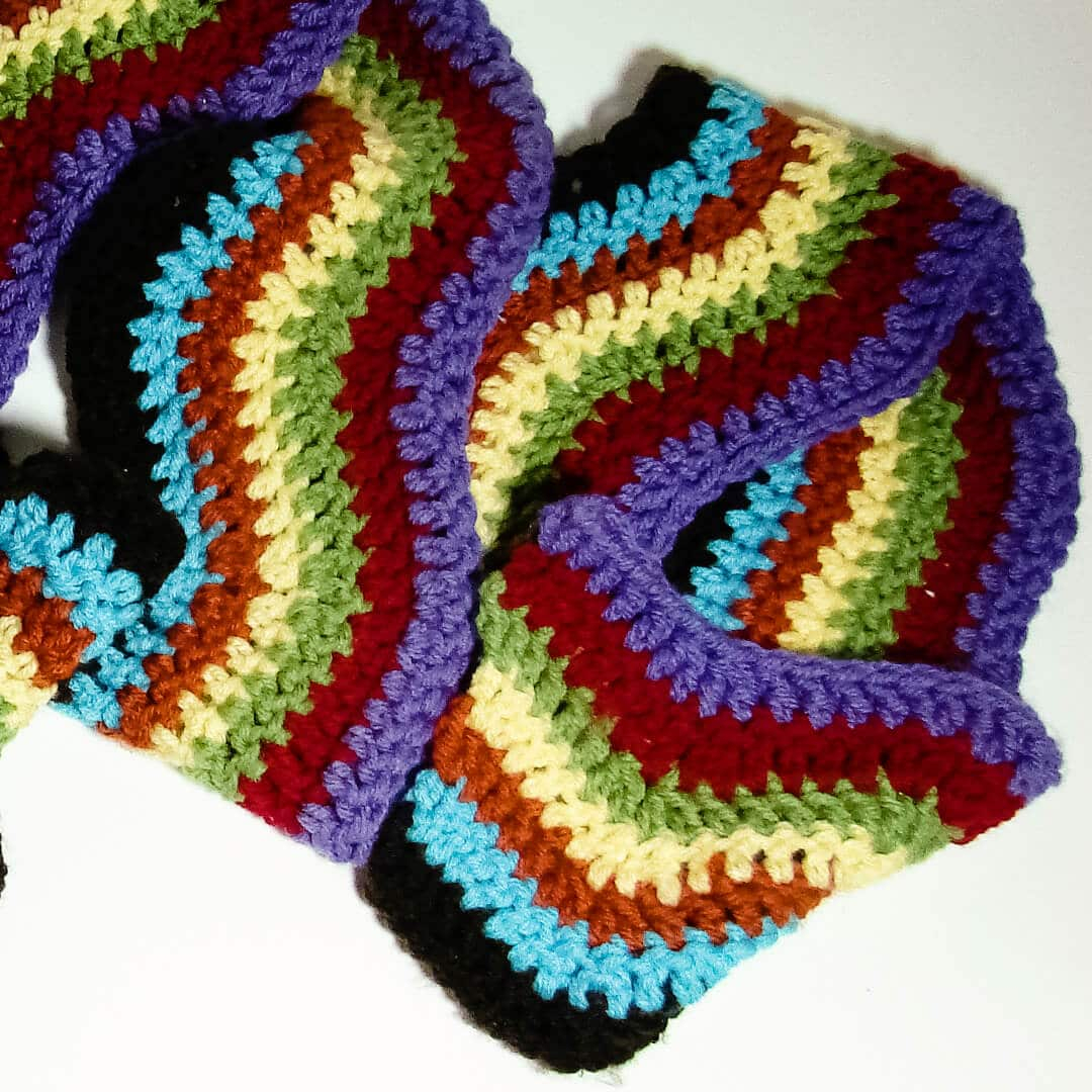 Chevron Crochet Scarf Pattern Rainbow Chevron Crochet Scarf Pattern Ashlee Marie