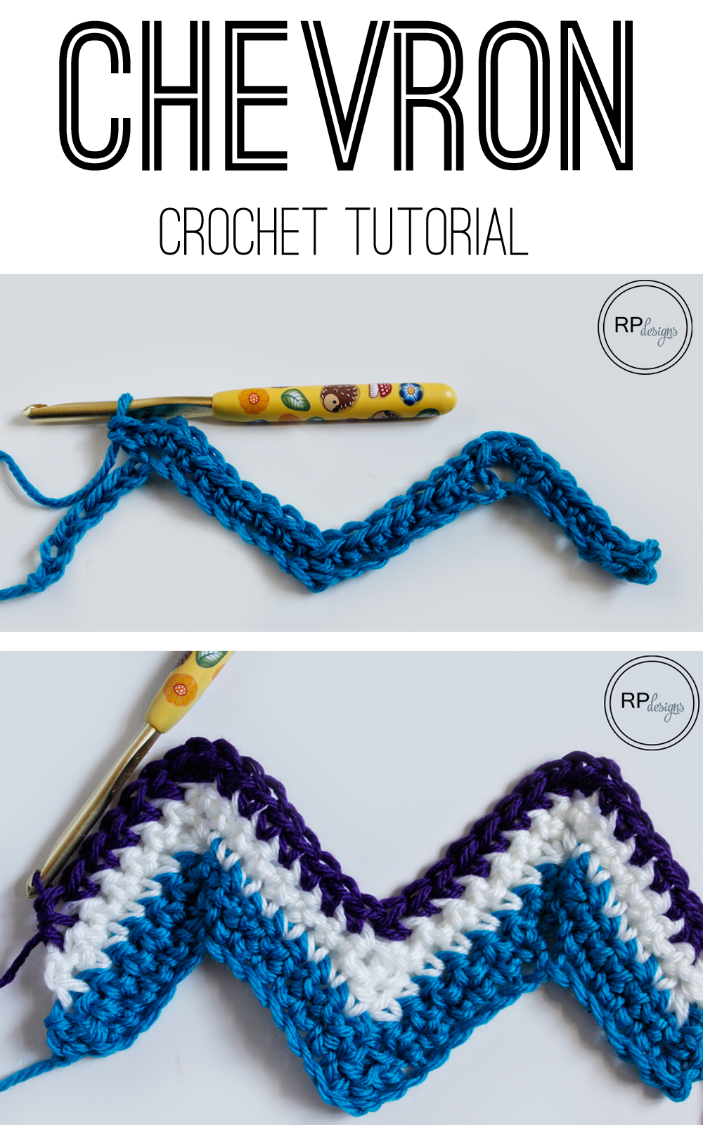 Chevron Zig Zag Crochet Pattern Simple Chevron Crochet Pattern Tutorial I Love 2 Create