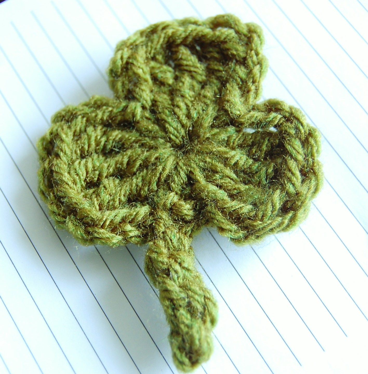 Clover Crochet Pattern Crochet Shamrock Pattern Free